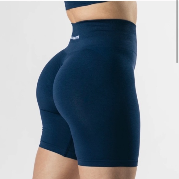 Alphalete | Shorts | Alphalete Amplify Biker Short Tuxedo Blue | Poshmark